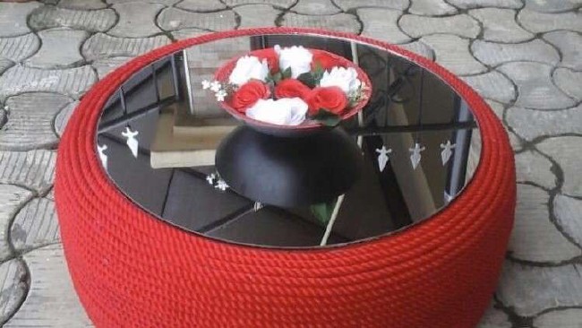 Nigerian designer upcycles tyres into gorgeous furniture